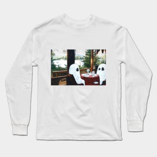 Ghosts on a Dinner Date Long Sleeve T-Shirt